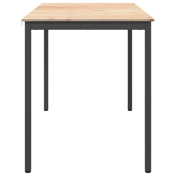 Masă de bar natural 110 x 55 x 105 cm Lemn de pin masiv - WALTI WALTI