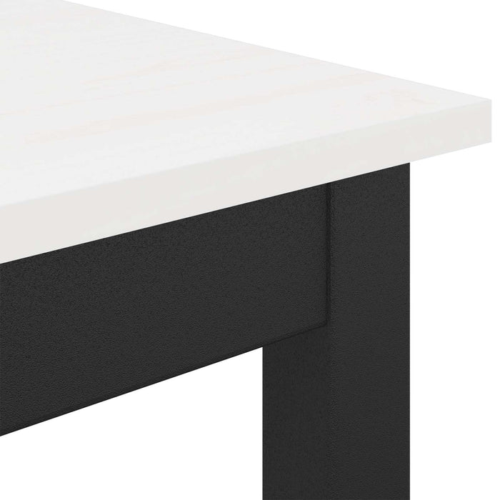 Masă de bar Alb 180 x 90 x 105 cm Lemn de pin masiv WALTI