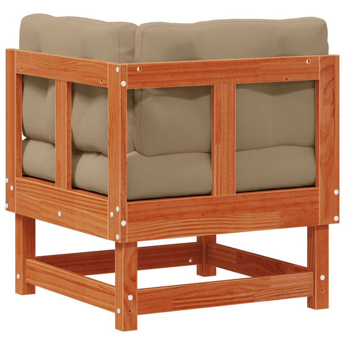 4 Bucată Unități de canapea sectională Lemn de pin masiv - WALTI WALTI