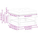 Suport pentru picioare de grădină Lemn masiv de pin Maro Ceară - WALTI WALTI