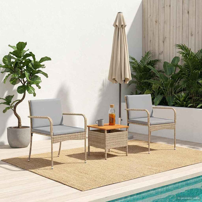 Set de grădină cu pernă oțel - WALTI WALTI
