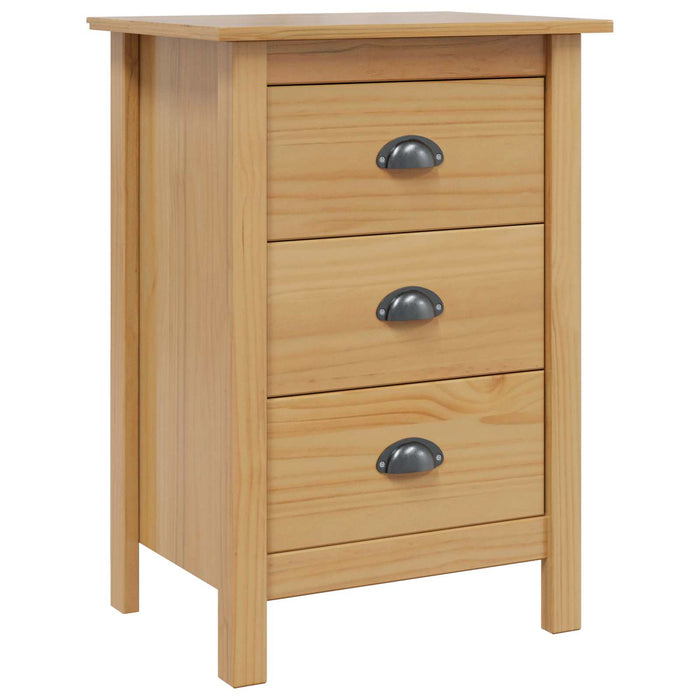 Dulap de noapte cu sertar HILL Maro miere 46 x 35 x 65 cm - WALTI WALTI