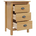 Dulap de noapte cu sertar HILL Maro miere 46 x 35 x 65 cm - WALTI WALTI