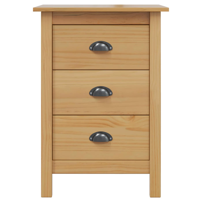 Dulap de noapte cu sertar HILL Maro miere 46 x 35 x 65 cm - WALTI WALTI