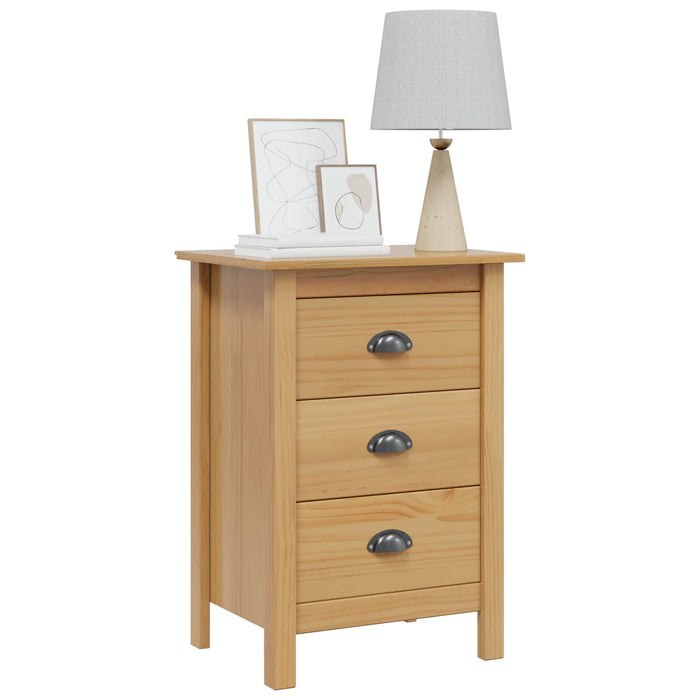 Dulap de noapte cu sertar HILL Maro miere 46 x 35 x 65 cm - WALTI WALTI