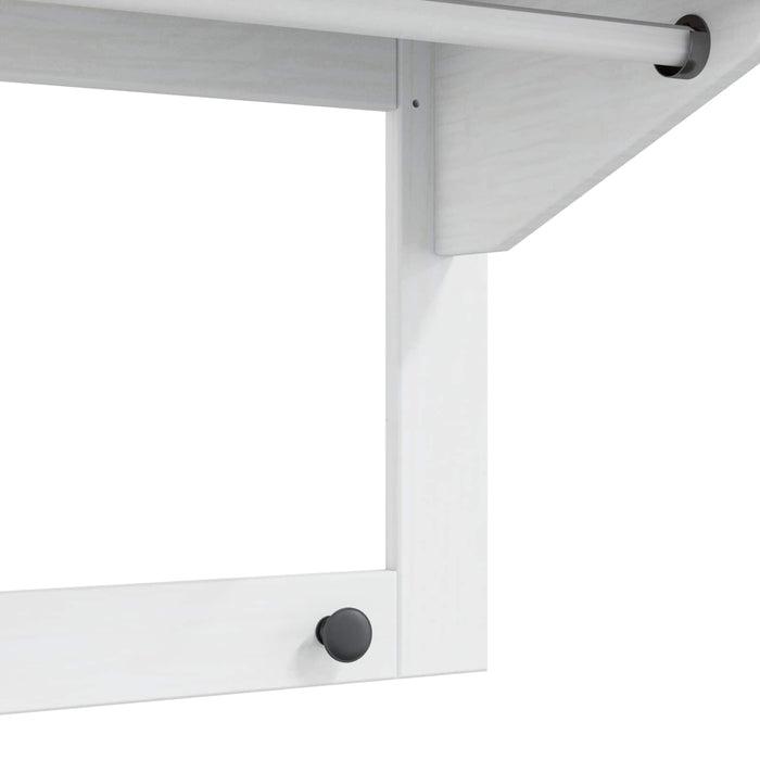 Răcător de paltoane Alb și maro cu miere 90 x 35 x 41.5 cm - WALTI WALTI