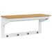 Răcător de paltoane Alb și maro cu miere 90 x 35 x 41.5 cm - WALTI WALTI