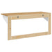 Răcător de paltoane Alb și maro cu miere 90 x 35 x 41.5 cm - WALTI WALTI