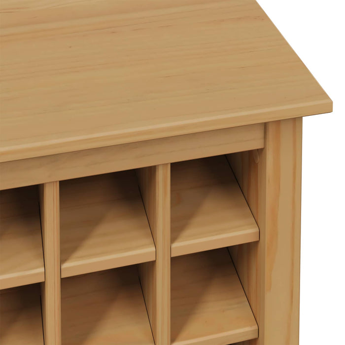 Cabinet pentru vin HILL Maro miere 79.5 x 40 x 107.5 cm - WALTI WALTI