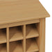 Cabinet pentru vin HILL Maro miere 79.5 x 40 x 107.5 cm - WALTI WALTI