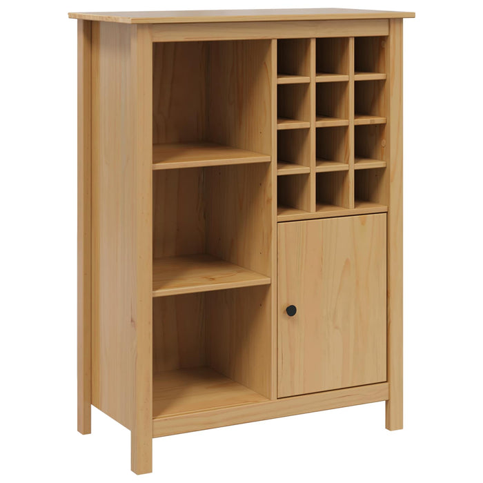 Cabinet pentru vin HILL Maro miere 79.5 x 40 x 107.5 cm - WALTI WALTI