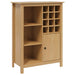 Cabinet pentru vin HILL Maro miere 79.5 x 40 x 107.5 cm - WALTI WALTI