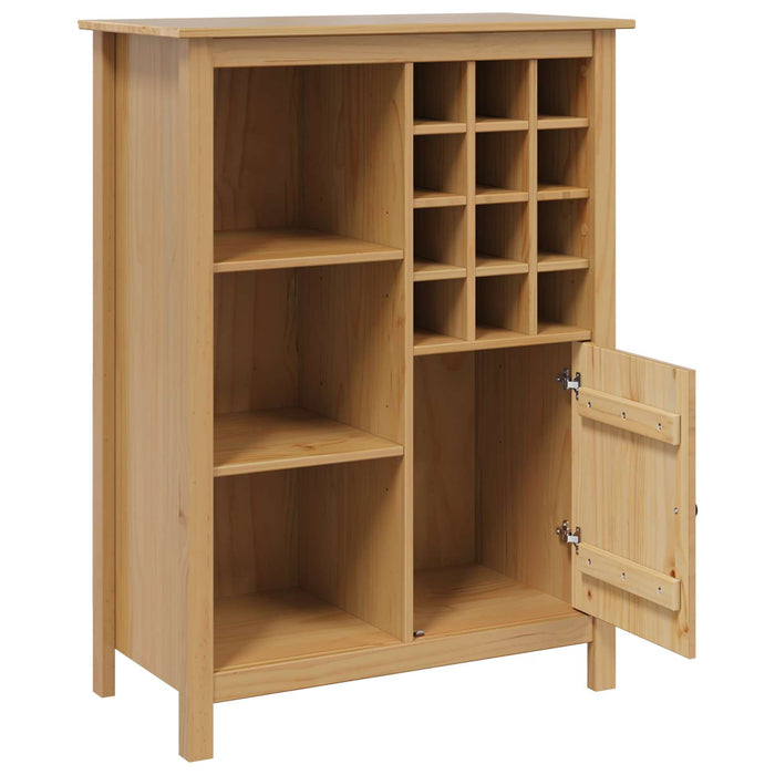 Cabinet pentru vin HILL Maro miere 79.5 x 40 x 107.5 cm - WALTI WALTI