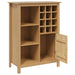 Cabinet pentru vin HILL Maro miere 79.5 x 40 x 107.5 cm - WALTI WALTI