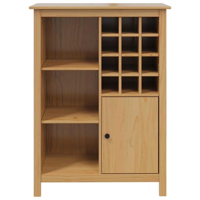 Cabinet pentru vin HILL Maro miere 79.5 x 40 x 107.5 cm - WALTI WALTI