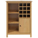Cabinet pentru vin HILL Maro miere 79.5 x 40 x 107.5 cm - WALTI WALTI