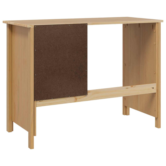Birou cu Sertare Maro miere 100 x 45 x 74 cm Lemn de pin masiv - WALTI WALTI