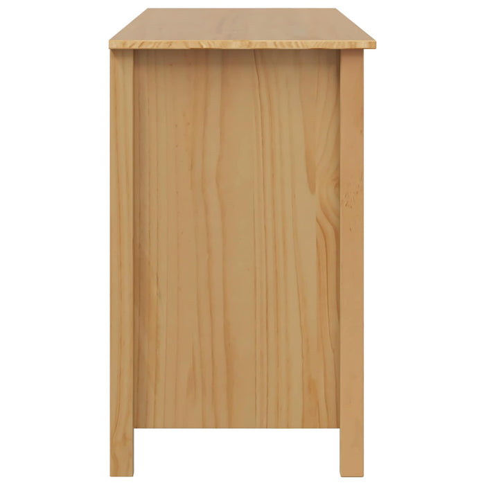 Birou cu Sertare Maro miere 100 x 45 x 74 cm Lemn de pin masiv - WALTI WALTI