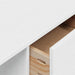 Birou cu Sertare Alb 100 x 45 x 74 cm Lemn de pin masiv - WALTI WALTI