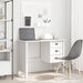 Birou cu Sertare Alb 100 x 45 x 74 cm Lemn de pin masiv - WALTI WALTI