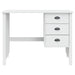 Birou cu Sertare Alb 100 x 45 x 74 cm Lemn de pin masiv - WALTI WALTI