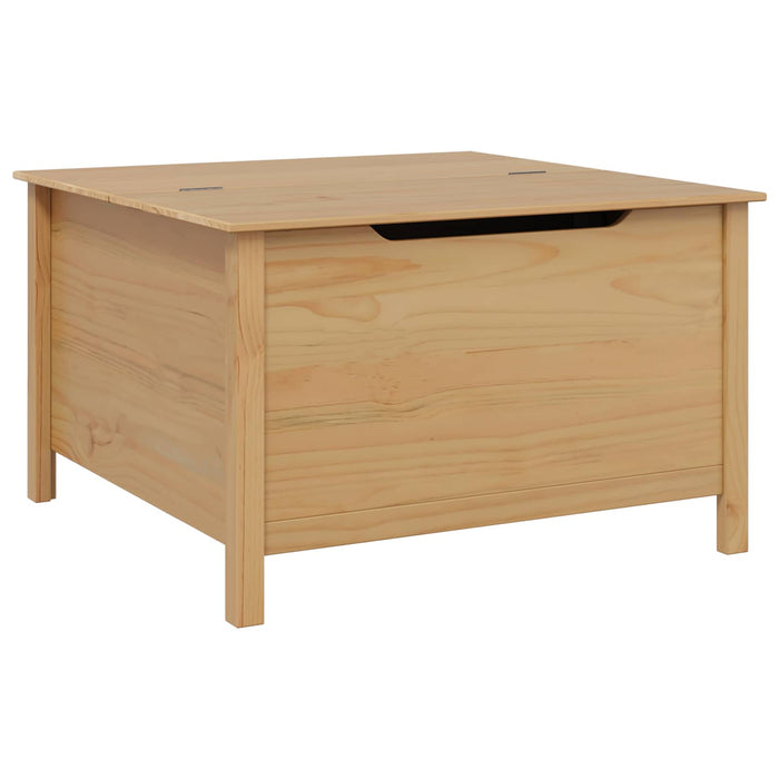 Masă de cafea Maro miere 79.5 x 79.5 x 49 cm Lemn de pin masiv - WALTI WALTI