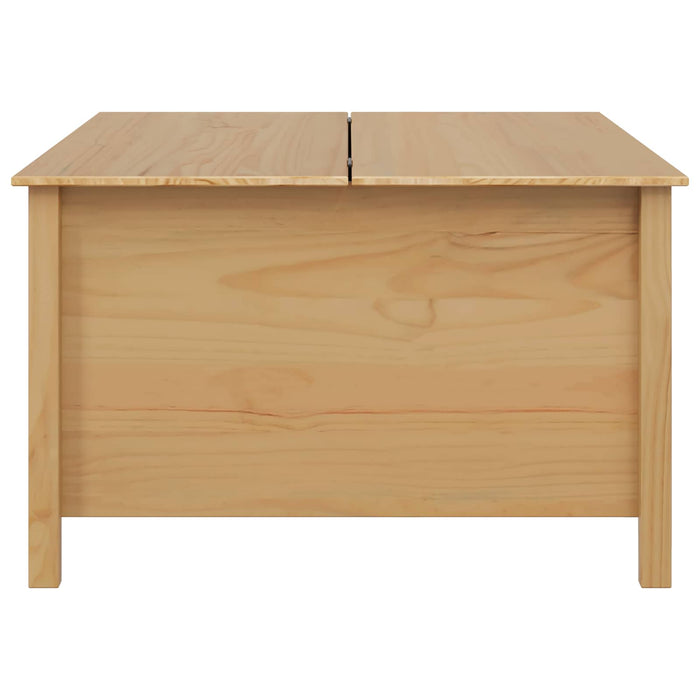 Masă de cafea Maro miere 79.5 x 79.5 x 49 cm Lemn de pin masiv - WALTI WALTI