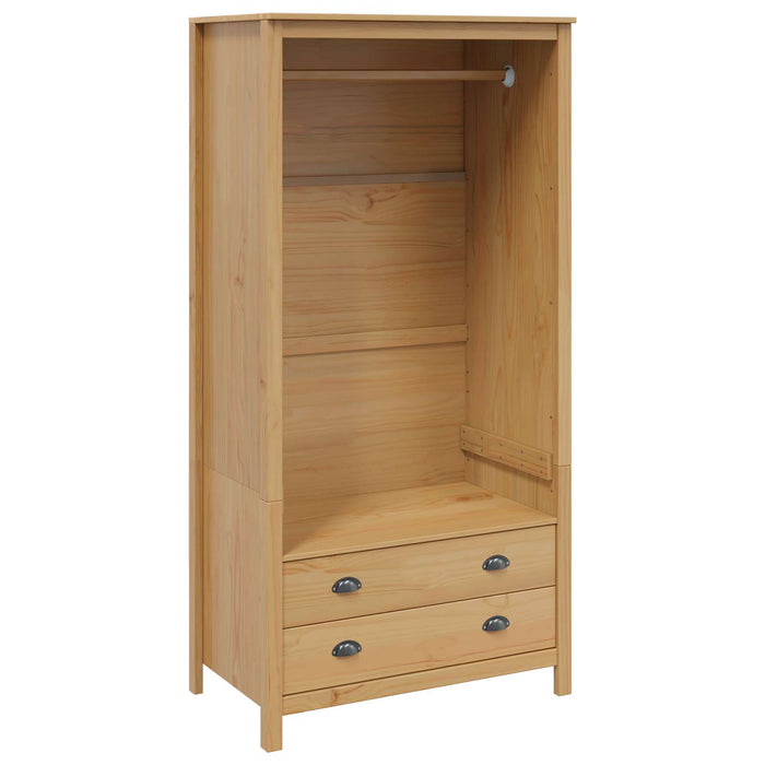 Dulap HILL Maro miere 84 x 50 x 170 cm Lemn masiv de pin - WALTI WALTI
