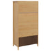 Dulap HILL Maro miere 84 x 50 x 170 cm Lemn masiv de pin - WALTI WALTI