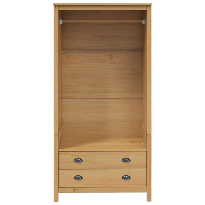 Dulap HILL Maro miere 84 x 50 x 170 cm Lemn masiv de pin - WALTI WALTI