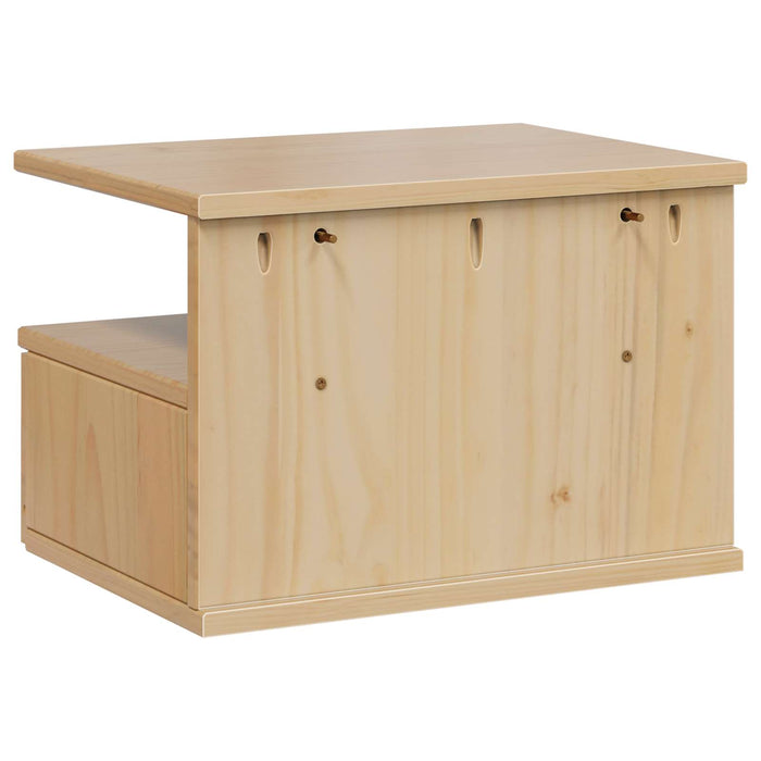 Dulap de noapte Maro miere 40 x 31 x 27 cm Lemn de pin masiv - WALTI WALTI