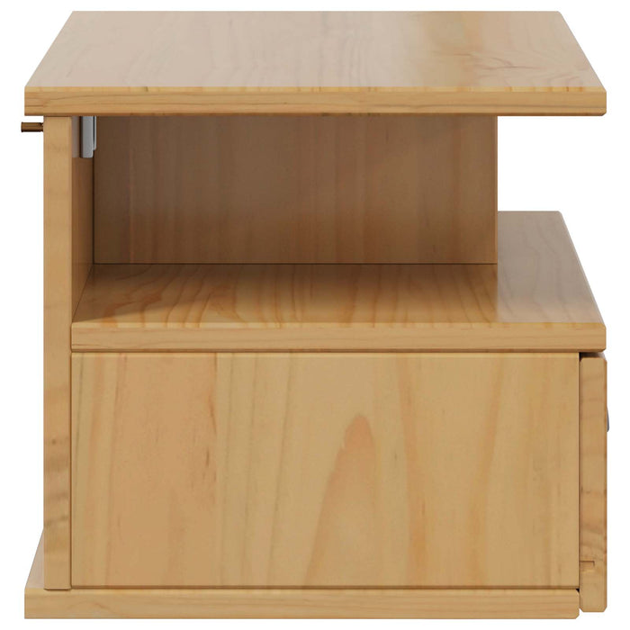 Dulap de noapte Maro miere 40 x 31 x 27 cm Lemn de pin masiv - WALTI WALTI
