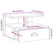 Dulap de noapte Maro miere 40 x 31 x 27 cm Lemn de pin masiv - WALTI WALTI