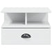 Dulap de noapte cu sertar Alb 40 x 31 x 27 cm Lemn de pin masiv - WALTI WALTI