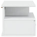 Dulap de noapte cu sertar Alb 40 x 31 x 27 cm Lemn de pin masiv - WALTI WALTI