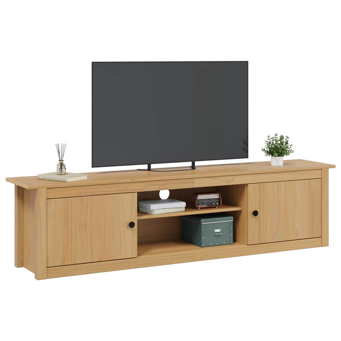Suport TV HILL Maro miere 158 x 40 x 39.5 cm Lemn masiv de pin - WALTI WALTI