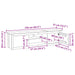 Suport TV HILL Maro miere 158 x 40 x 39.5 cm Lemn masiv de pin - WALTI WALTI