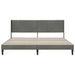 Cadru de pat cu headboard Gri închis 180 x 200 cm Catifea - WALTI WALTI