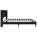 Cadru de pat cu benzi LED Negru 180 x 200 cm Piele artificială - WALTI WALTI