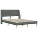 Cadru de pat cu saltea cu headboard Poliester - WALTI WALTI