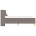Cadru de pat cu saltea cu headboard Poliester - WALTI WALTI
