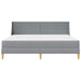 Cadru de pat cu saltea cu headboard Poliester - WALTI WALTI
