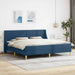 Cadru de pat cu saltea albastru 180 x 200 cm Poliester - WALTI WALTI