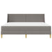 Cadru de pat cu saltea cu headboard Poliester - WALTI WALTI