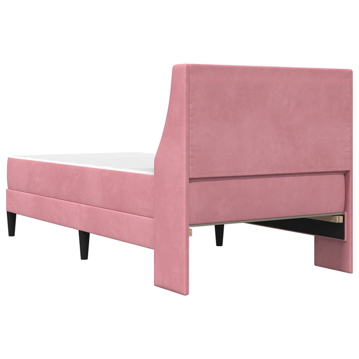 Cadru de pat cu saltea Pe perete cu headboard 2 pcs Roz Catifea - WALTI WALTI