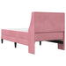 Cadru de pat cu saltea Pe perete cu headboard 2 pcs Roz Catifea - WALTI WALTI