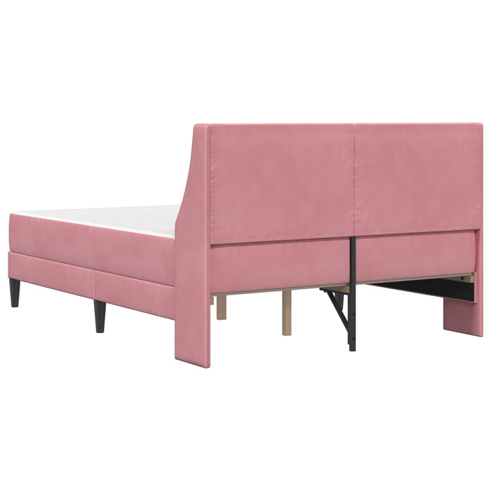 Cadru de pat cu saltea Pe perete cu headboard 2 pcs Roz Catifea - WALTI WALTI