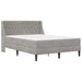 Cadru de pat cu saltea Pe perete 2 pcs Gri deschis Catifea - WALTI WALTI