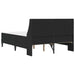 Cadru de pat cu saltea Pe perete 2 pcs Negru Catifea - WALTI WALTI
