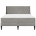 Cadru de pat cu saltea Pe perete 2 pcs Gri deschis Catifea - WALTI WALTI